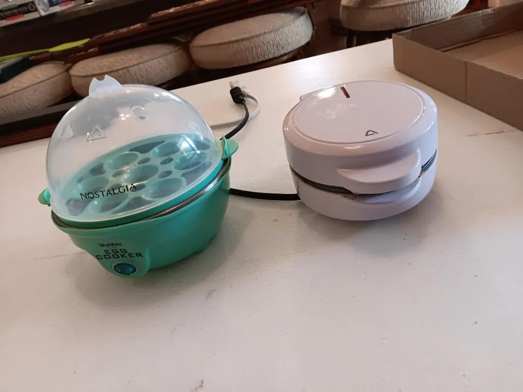 My Mini Egg Cooker & Mini Waffle Maker.
