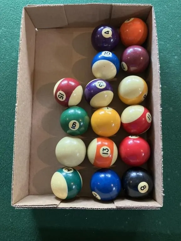 Pool balls.
