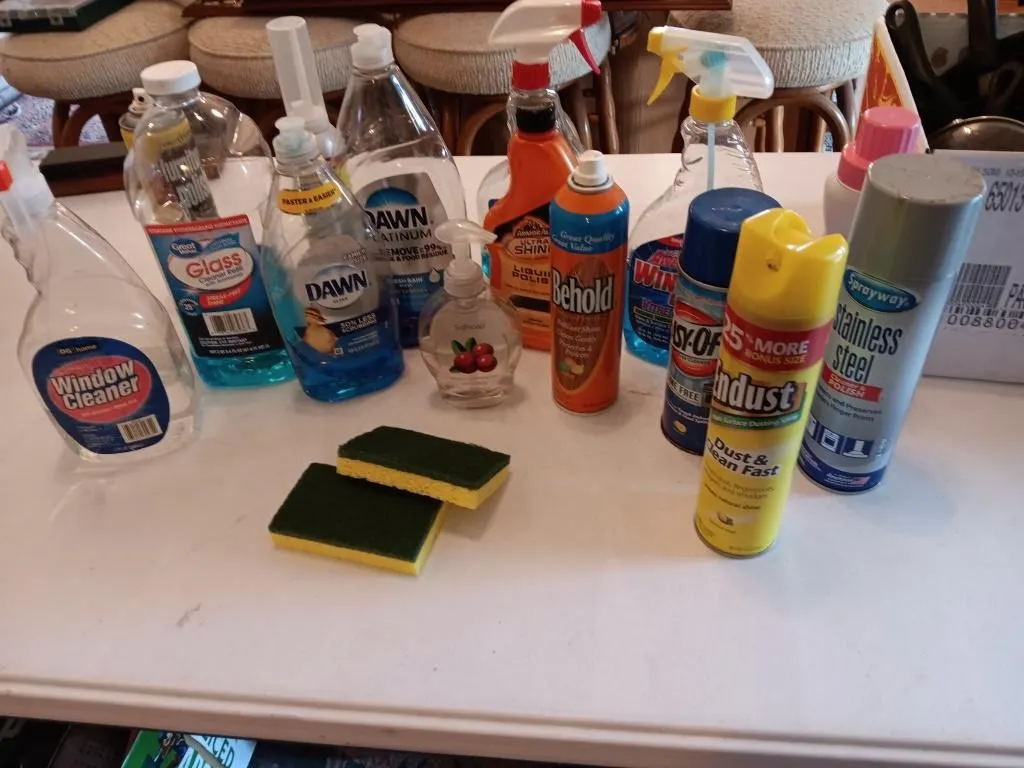Cleaning Supplies.