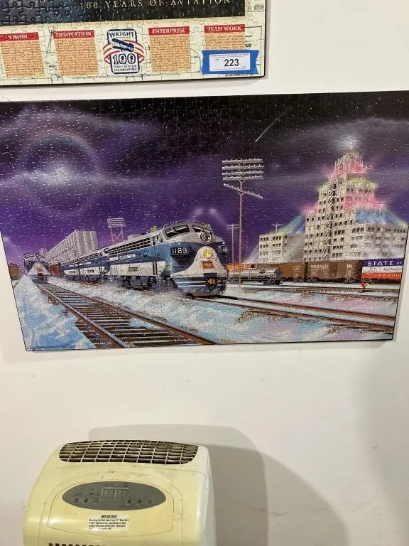 Wabash train puzzle picture
19x30