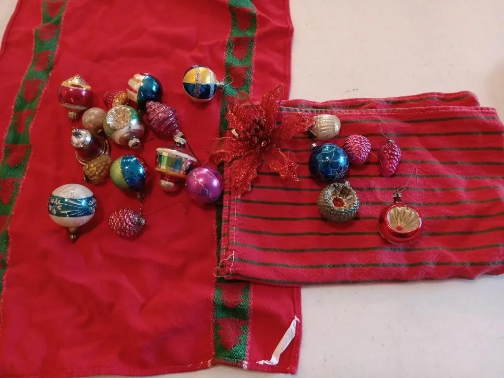 Antique Christmas Ornaments.