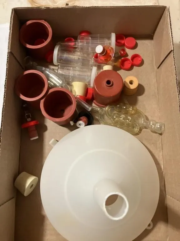 Misc wine making tools. Wine recipe
airlocks