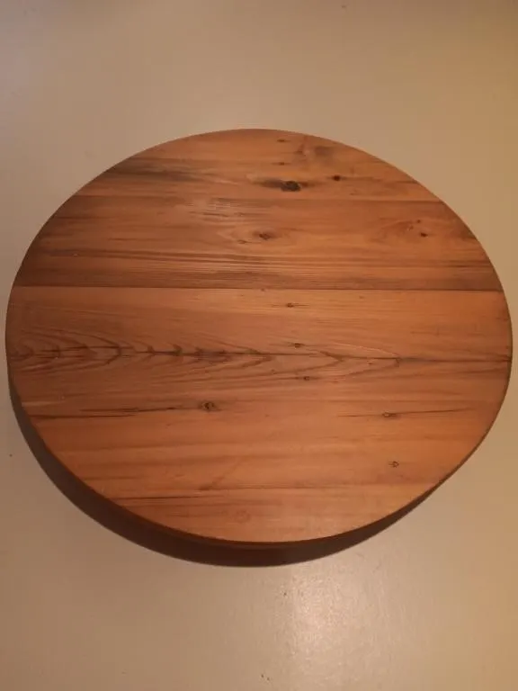 Large wooden lazy Susan. Approx.