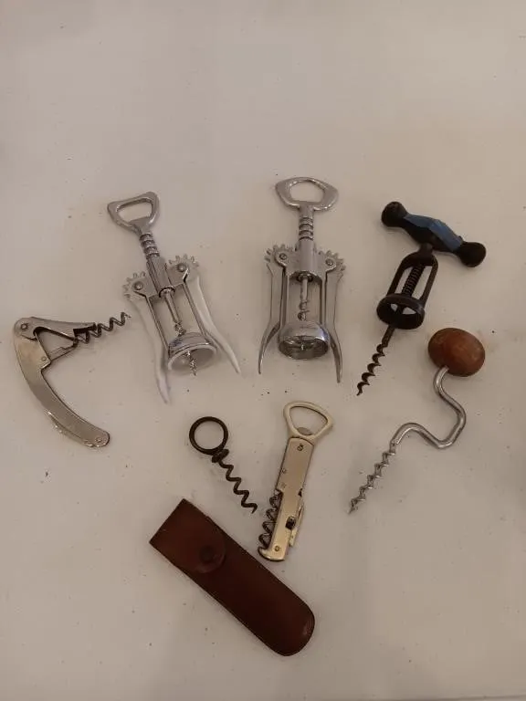 Assortment of cork screws.