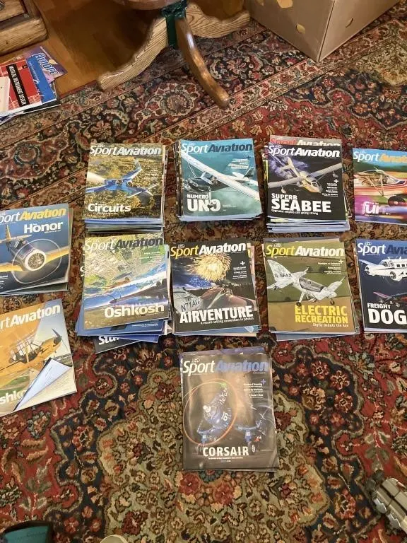 EAA Sport Aviation magazine 2015 thru 2026, not