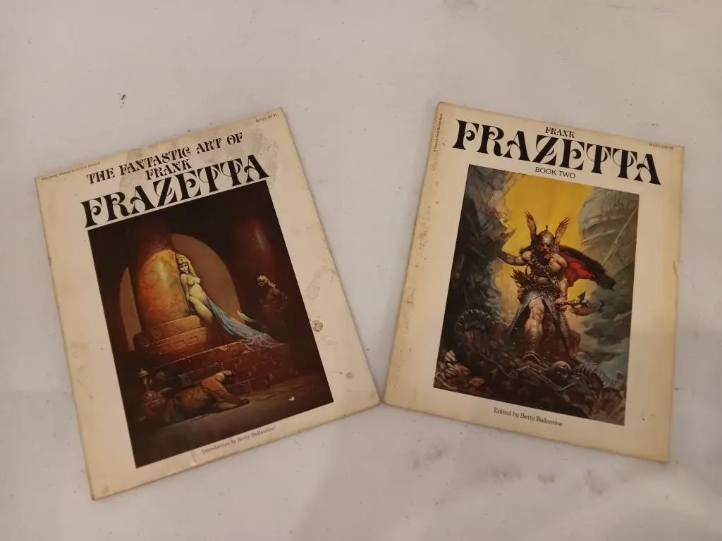 Vintage 1975 softcover copy of The Fantastic Art