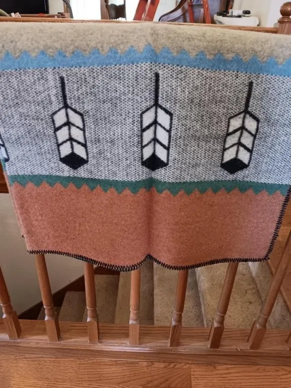 Faribo Woolens 100% wool rug.
50x72