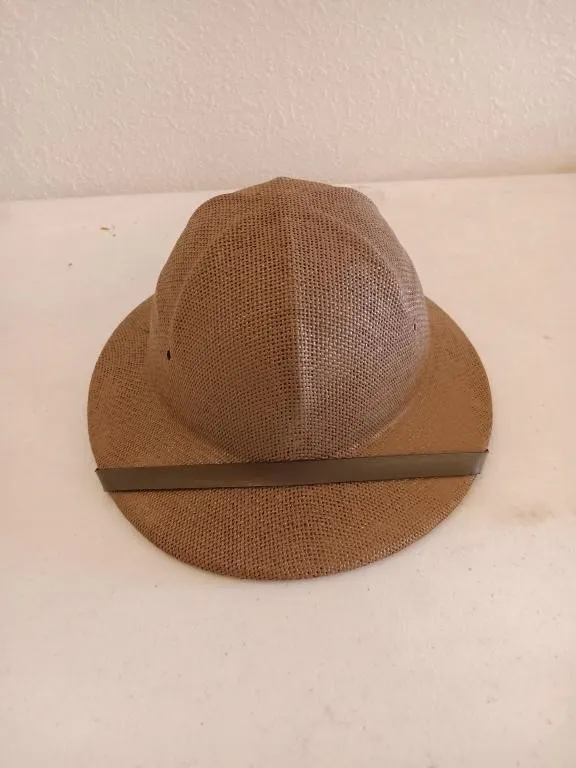 Pacific Men's Straw Safari Pith Helmet. Dormant