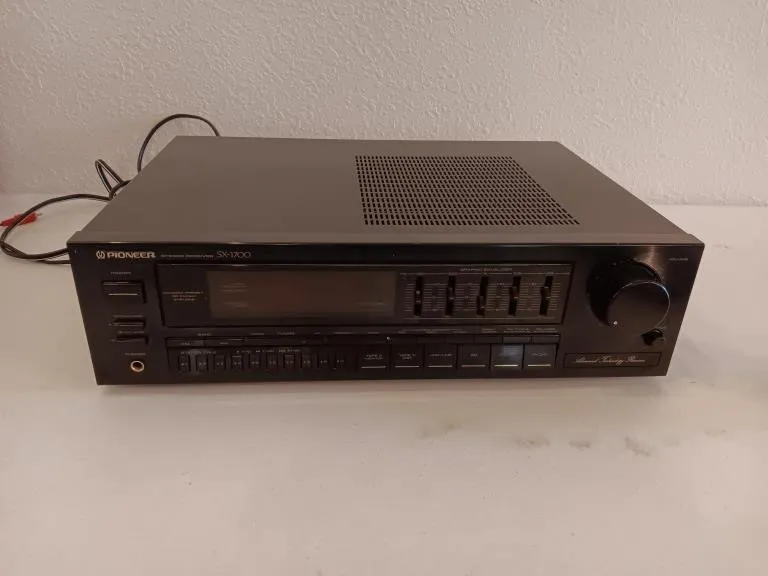 Pioneer stereo receiver SX-1700. Powered on.