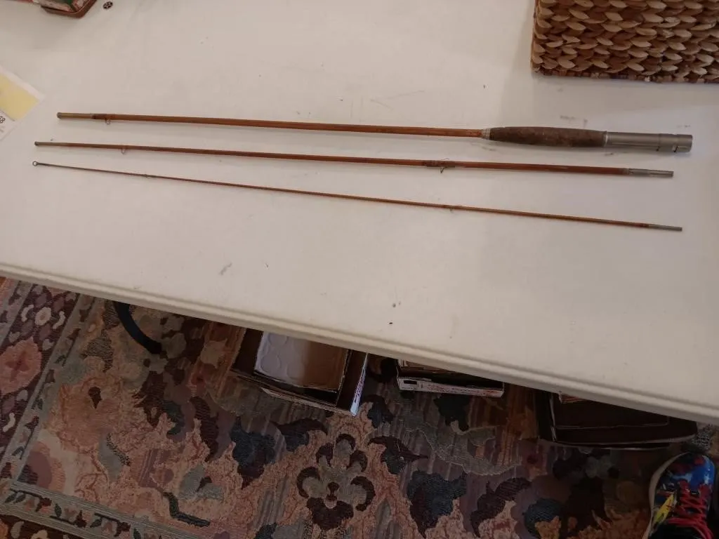 Three Piece Bamboo Fly Fishing Rod.