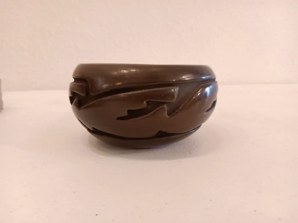 Vintage Santa Clara Pueblo bowl.