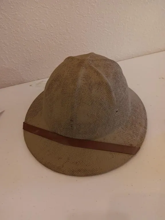 Vintage Pith sun hat.