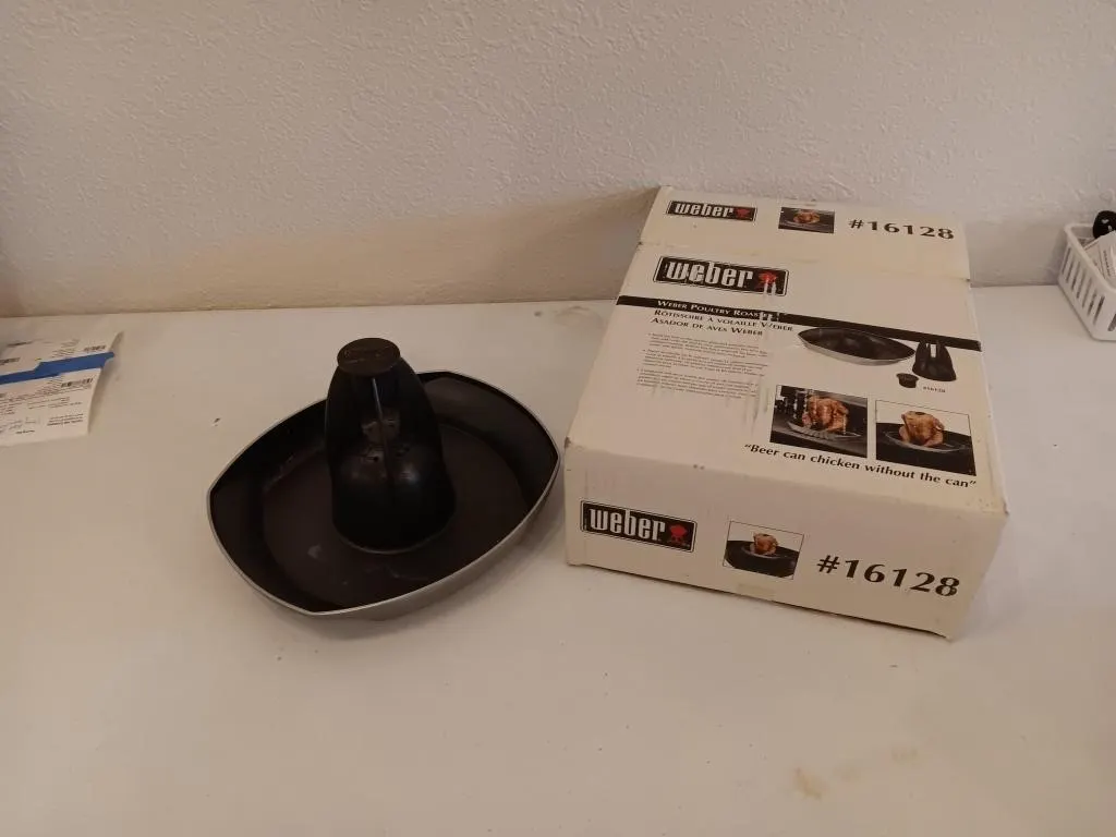 Weber Poultry Roaster.