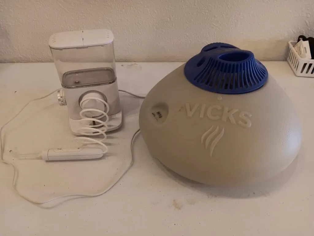 Vicks vaporizer and waterpik. Untested.