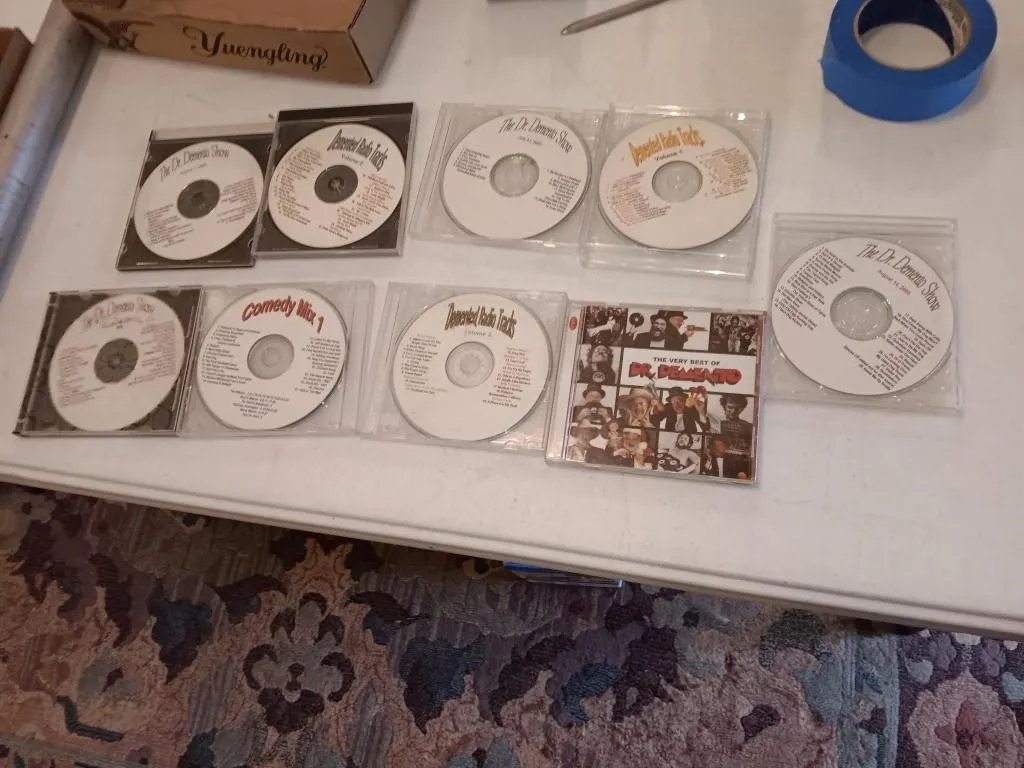Comedy CD's.
