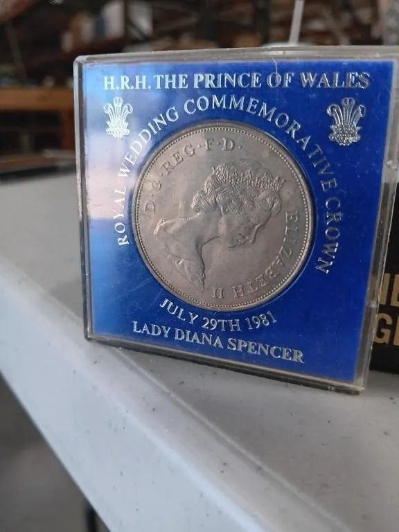 1981 Royal Wedding Commemorative Crown Coin.