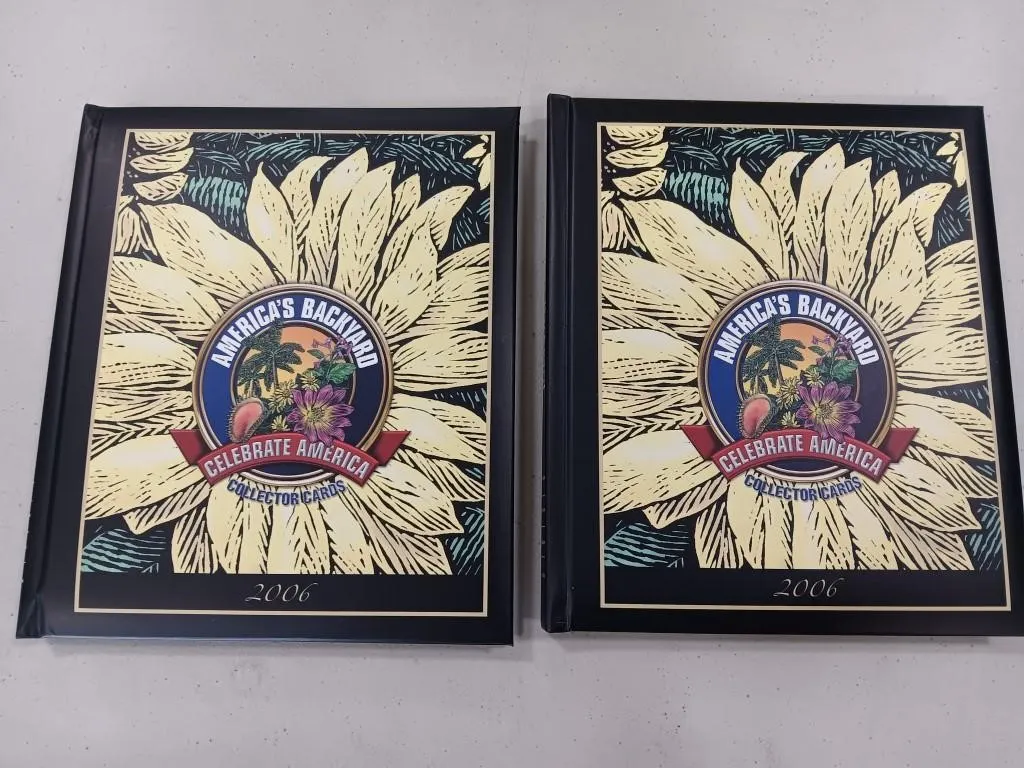 Two America's Backyard Celebrate Collector Cards