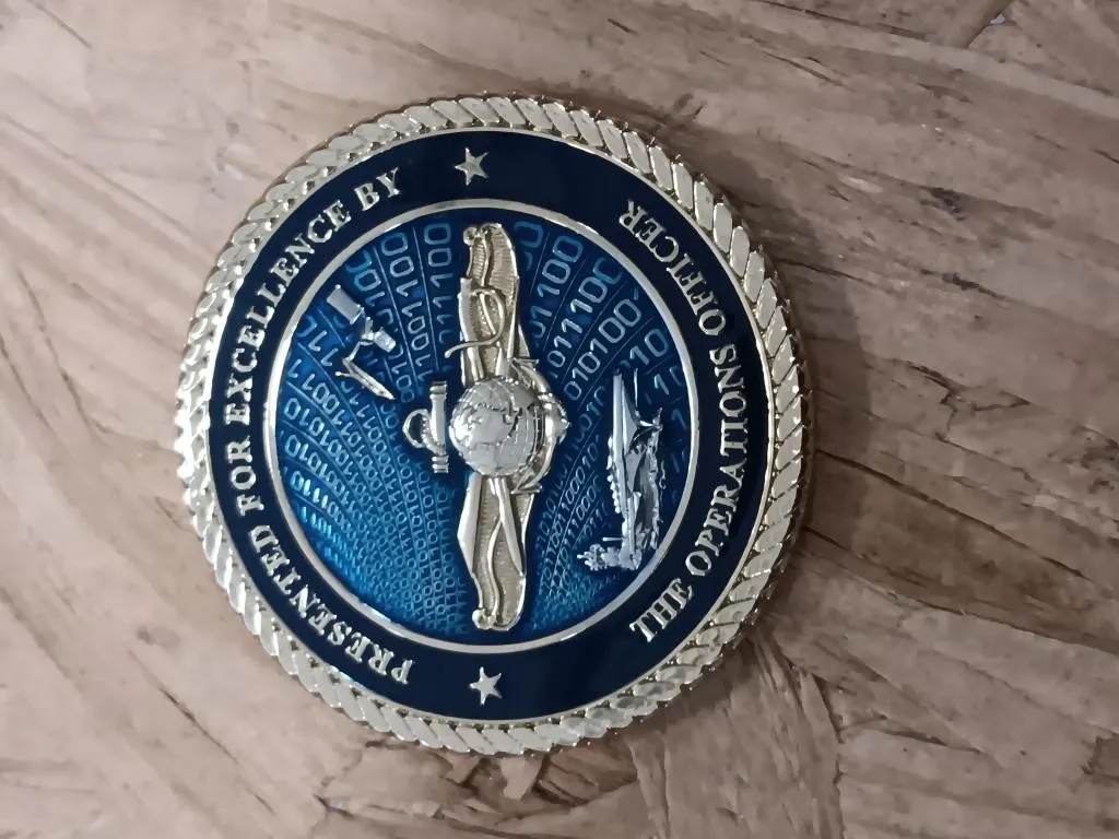 Military Style Challenge Coin. Naval Aviator or