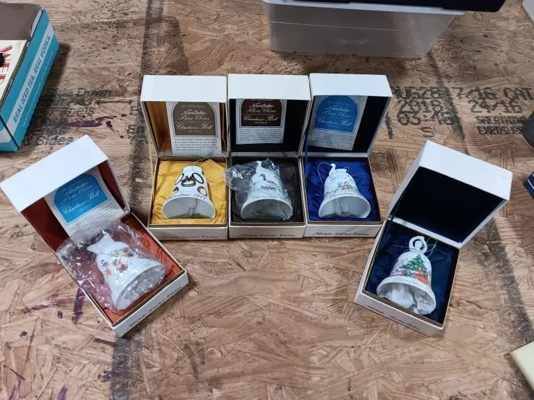 Noritake Limited Edition bells. Years 1977-1981.