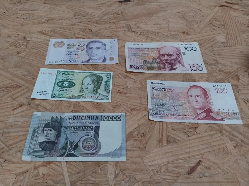 Luxembourg Franc, Belgian Franc, Italian Lire,