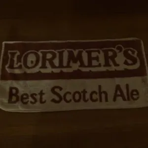 Vintage Lorimer's Best Scotch Ale Bar Towel