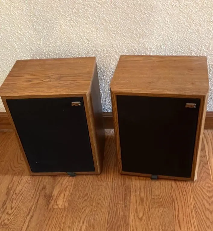 Pair of MTX Woodgrain Bookshelf Speakers