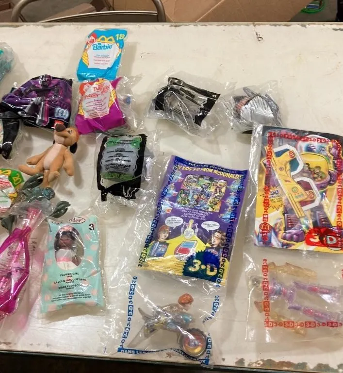 Collection of Fast Food Meal Toys