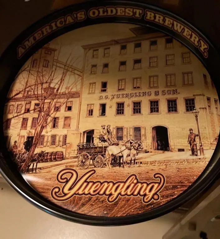 Yuengling and Saranac Serving Trays