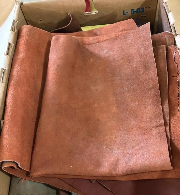 Assorted Leather Scraps Collection