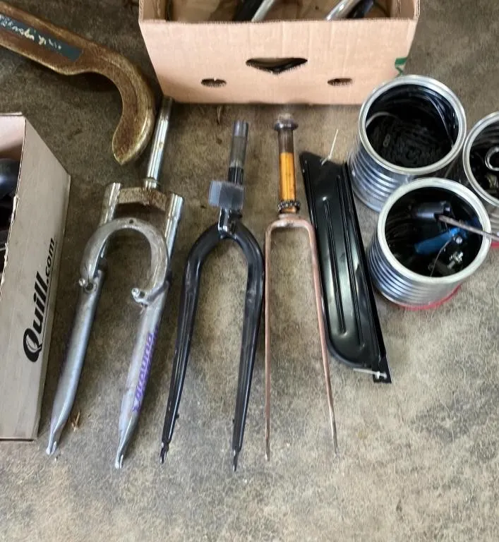 Assorted Bicycle Parts and Components