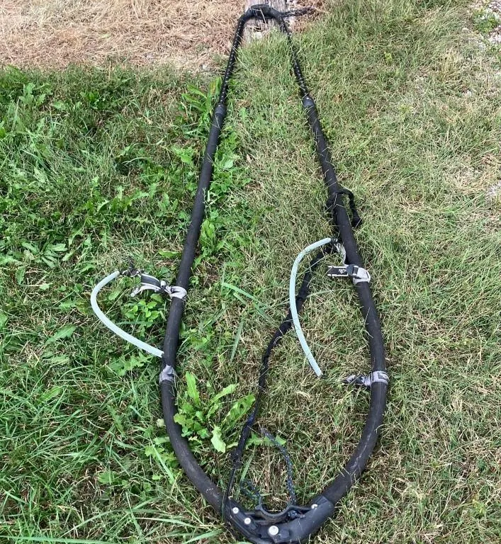 Windsurfing Boom with Harness Lines