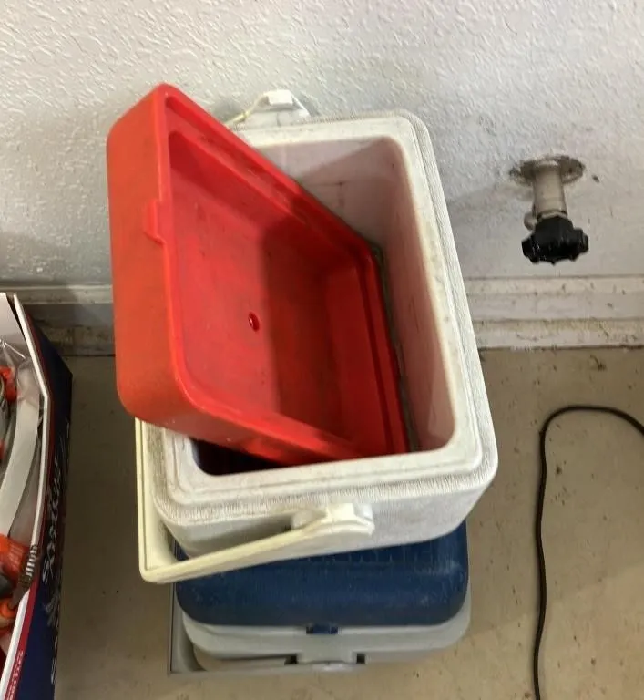 Set of Two Portable Insulated Coolers