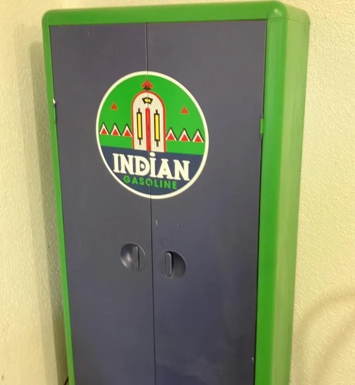 Indian Gasoline Dual-Door Storage Cabinet