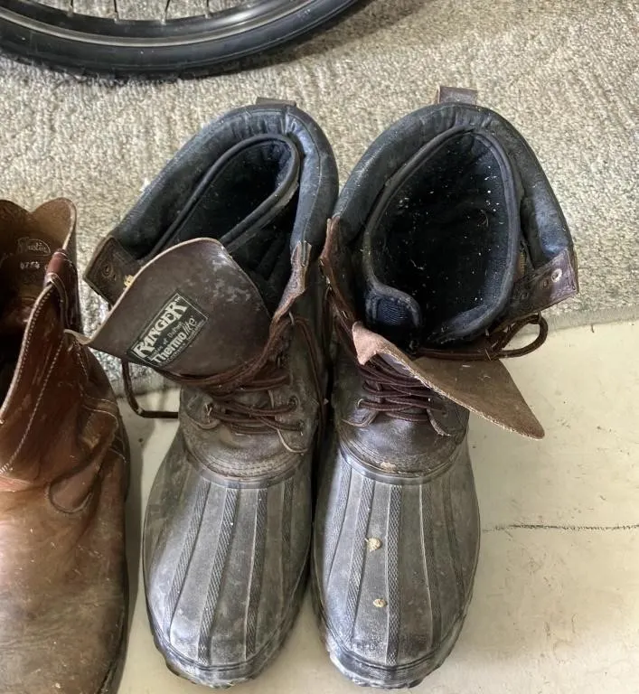 Two Pairs of Men's Boots