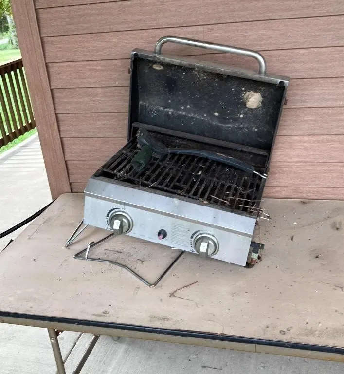 Two-Burner Portable Propane Grill
