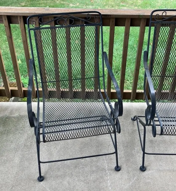 3-Piece Metal Patio Bistro Set