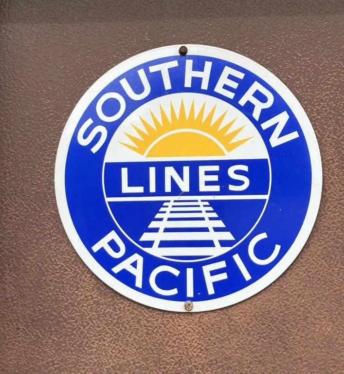 Southern Pacific Lines Circular Sign