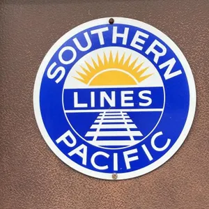 Southern Pacific Lines Circular Sign