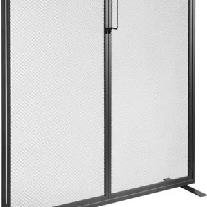 VEVOR Fireplace Screen 1 Panel with Door