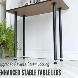 VEVOR 28 Inch Adjustable Desk Legs, Reinforced St4