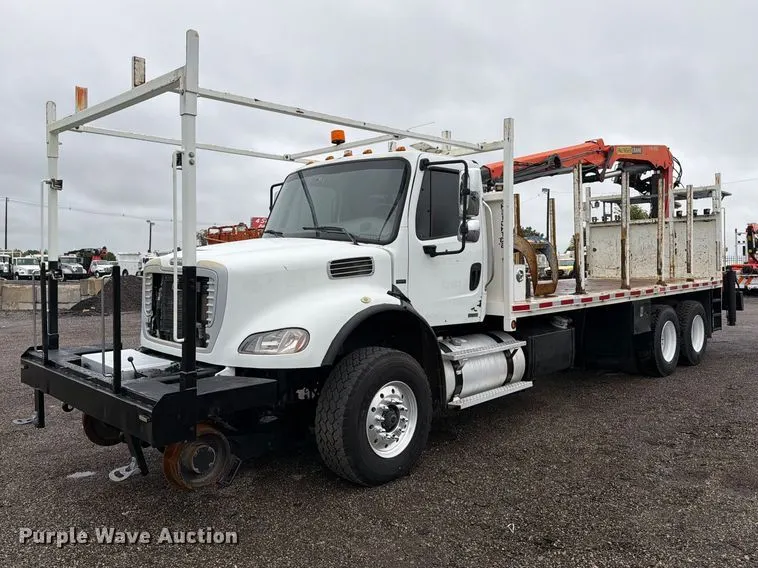 2010 Freightliner Business Class M2 crane truck