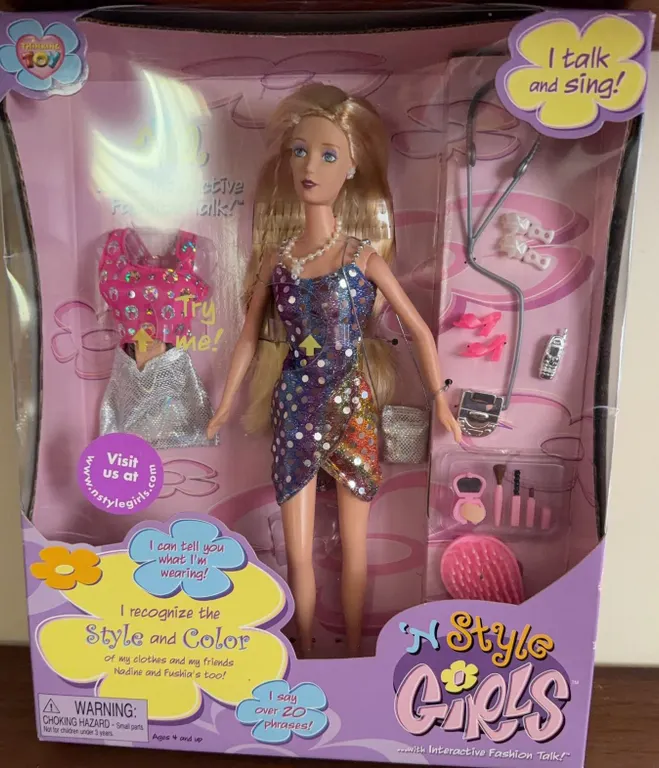 In Style Girls Doll Interactive Fashion Talker with Accessories, Over 20 Phrases