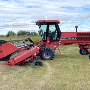 2000 CASE IH 8825HP Swather, ONLY 921 Hours, Plastic Fingers, Shedded