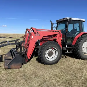 1996 MASSEY FERGUSON 6180 MFWD Tractor w/ MF 948 FEL, 7 Ft. Bucket, & Grapple