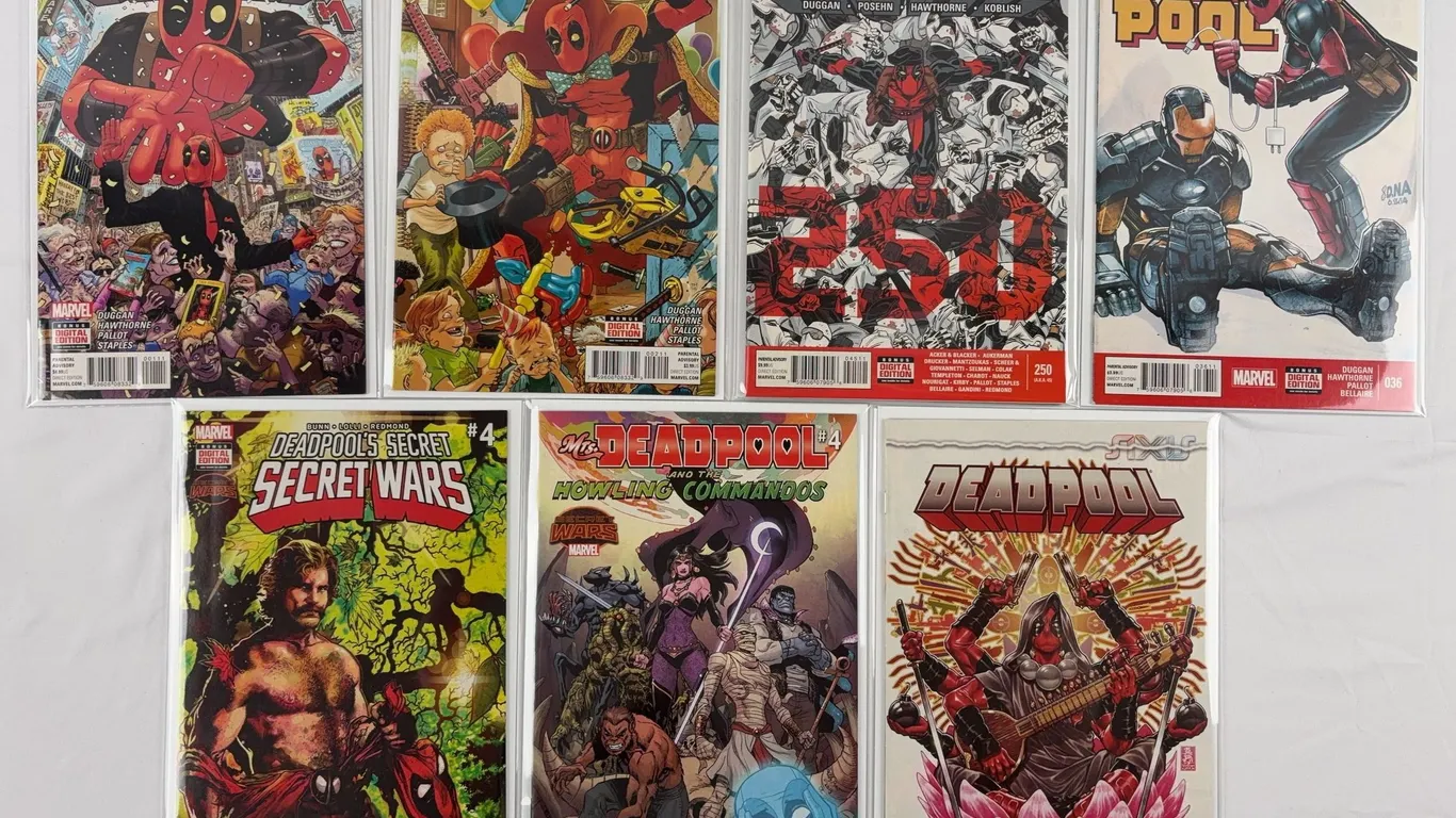Deadpool Lot of 7 Marvel 2015-2016