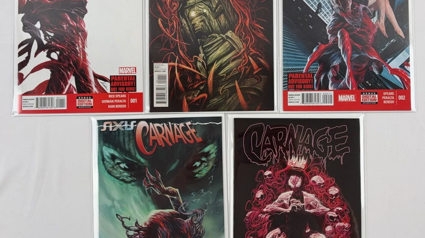 Carnage Lot of 5 Marvel 2015-2016