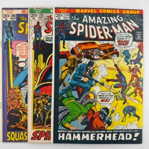 Amazing Spider-Man #106, 112, 114 Marvel 1972-1973