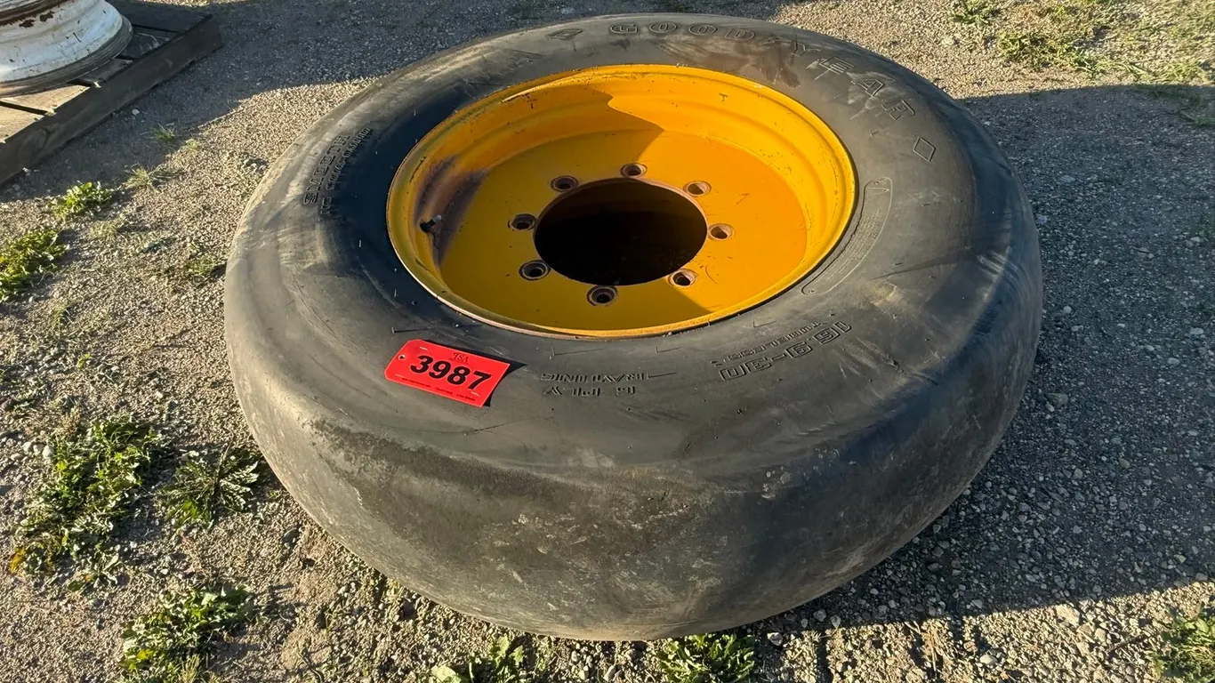 (1) Used 16.9-30 Wheel & Tire