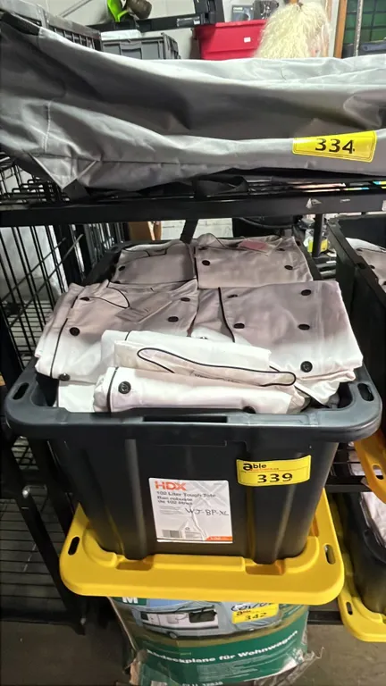 TOTE OF *NEW WITH TAGS* CHEFWEAR JACKETS: ALL APPEAR TO SIZE XL