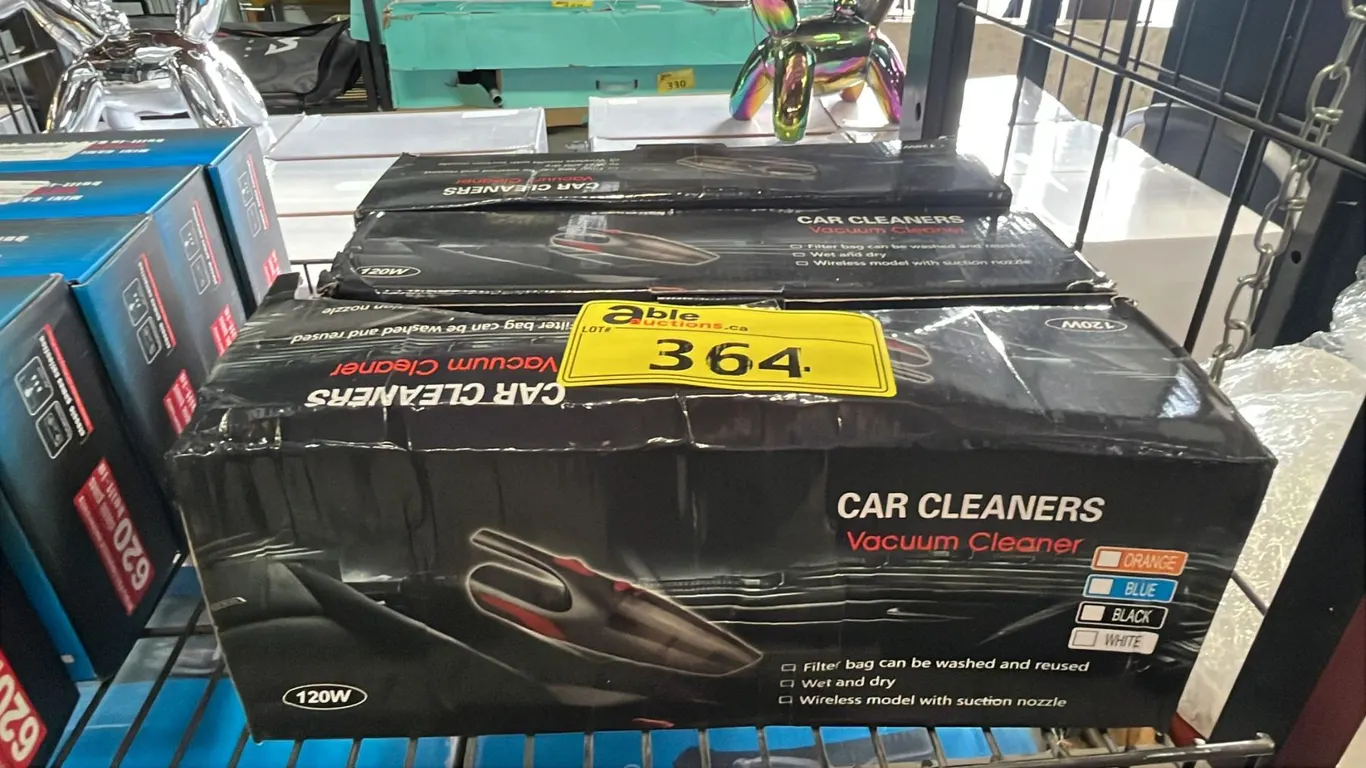 (3) CAR CLEANERS VACUUM CLEANERS